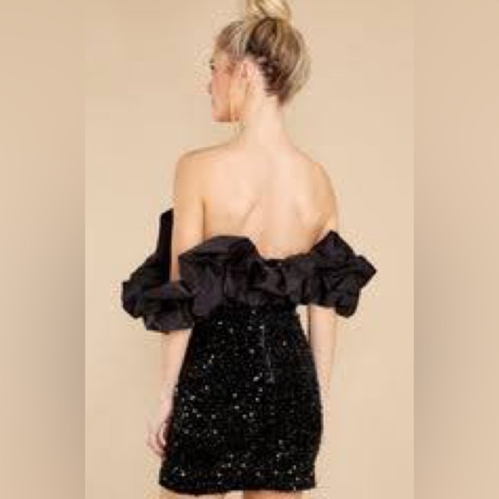 Inner Sparkle Black Sequin Dress - Picture 3 of 5